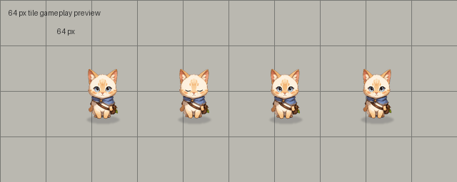 Idle down gameplay scale preview